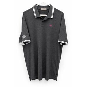 G/FORE G4 Polo Shirt XXL Gray Short Sleeve Golf Performance Made in Korea Mens